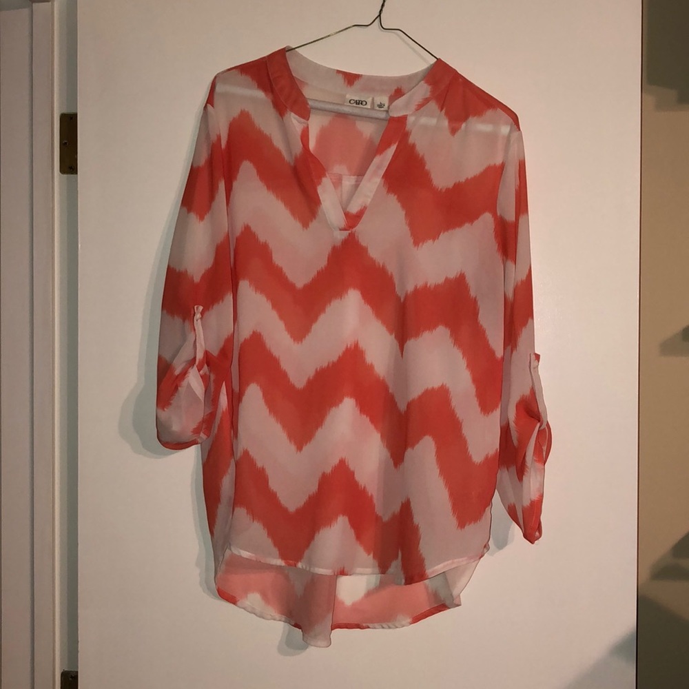 Coral CATO 3/4 sleeve blouse